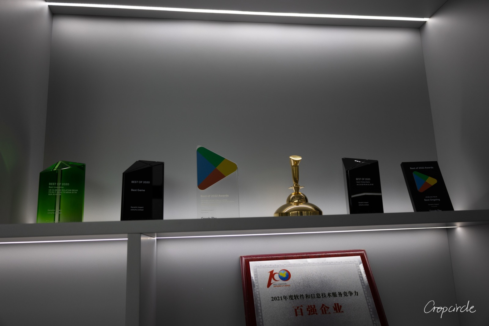 荣誉奖牌：PS、Apple、Google Play